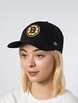 Бейсболка AMERICAN NEEDLE арт. SMU707A-BBR Boston Bruins Arena NHL (черный)